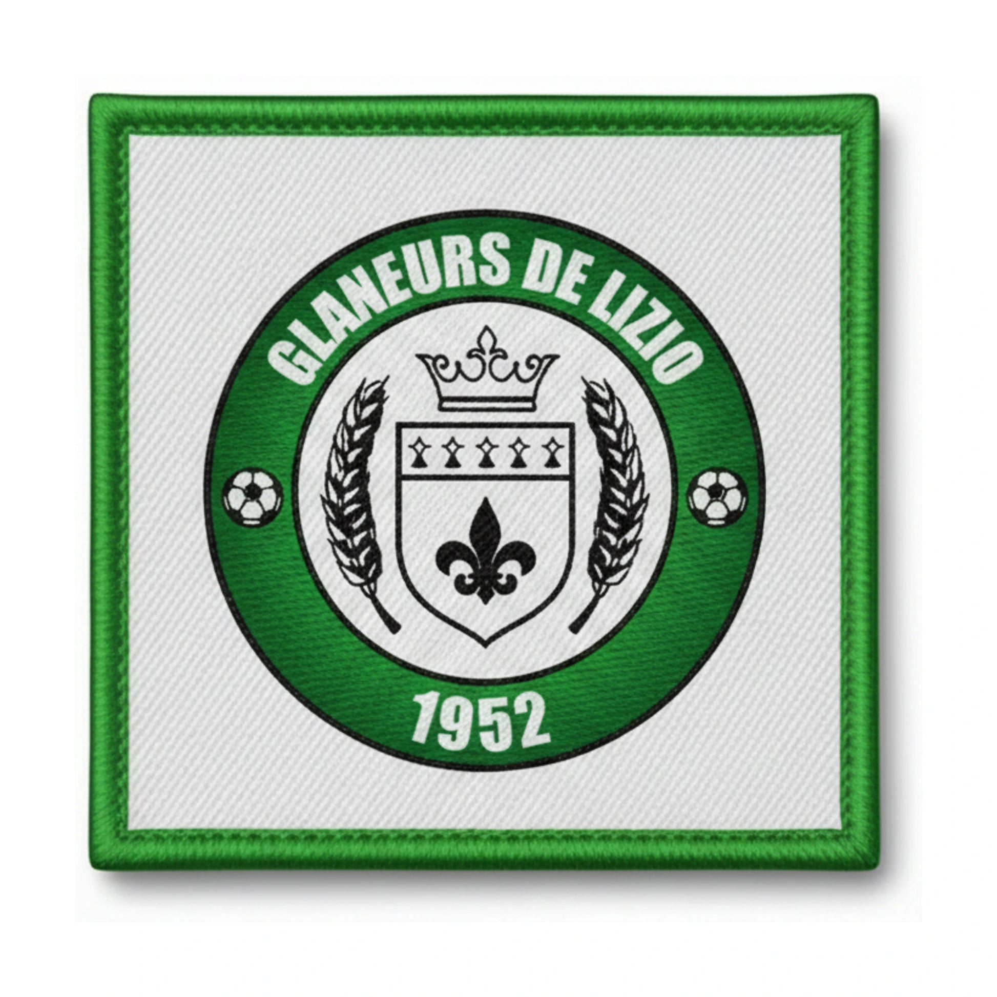 Patch brodé LES GLANEURS DE NOTRE DAME LIZIO Football logo