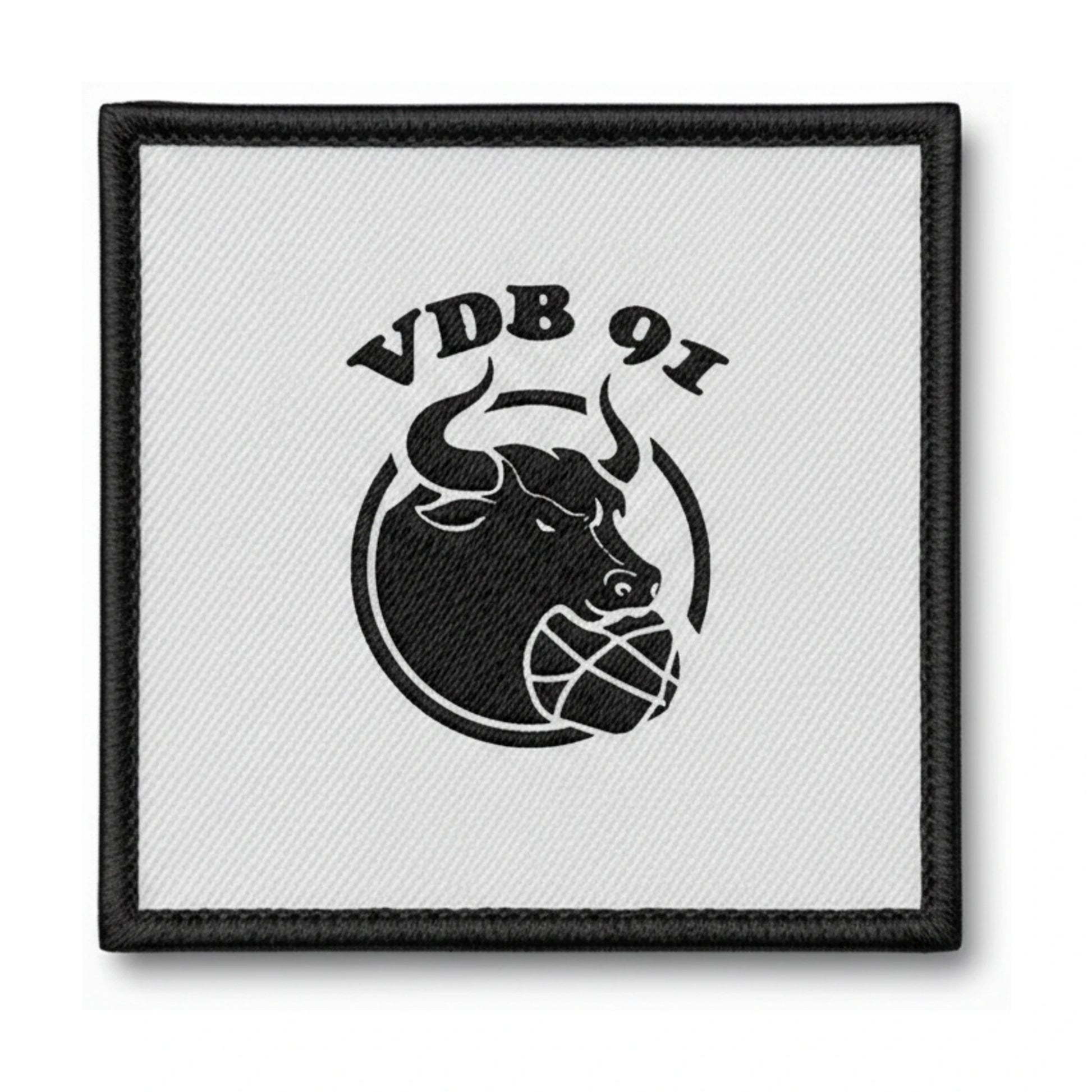 Patch brodé Varennes-Jarcy Basket Club Basketball logo