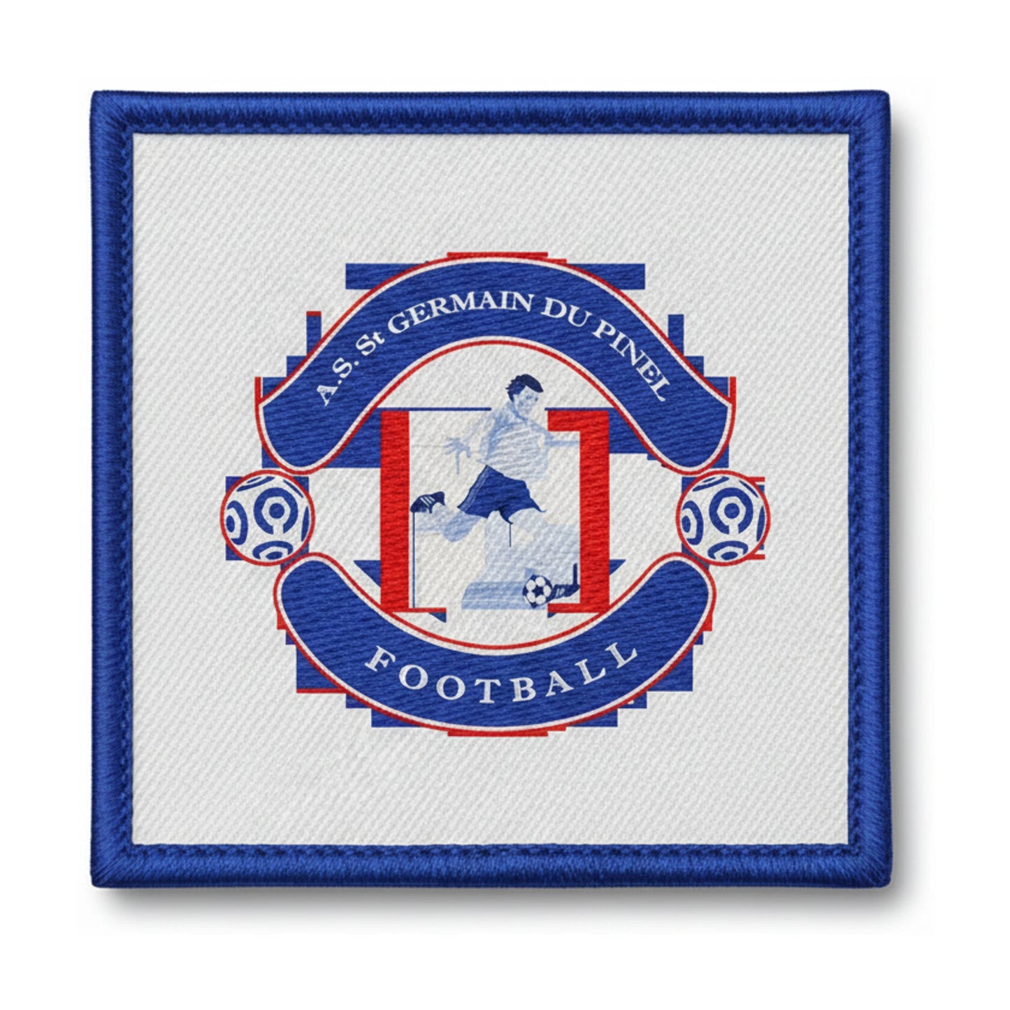 Patch brodé AS ST GERMAIN DU PINEL Football logo