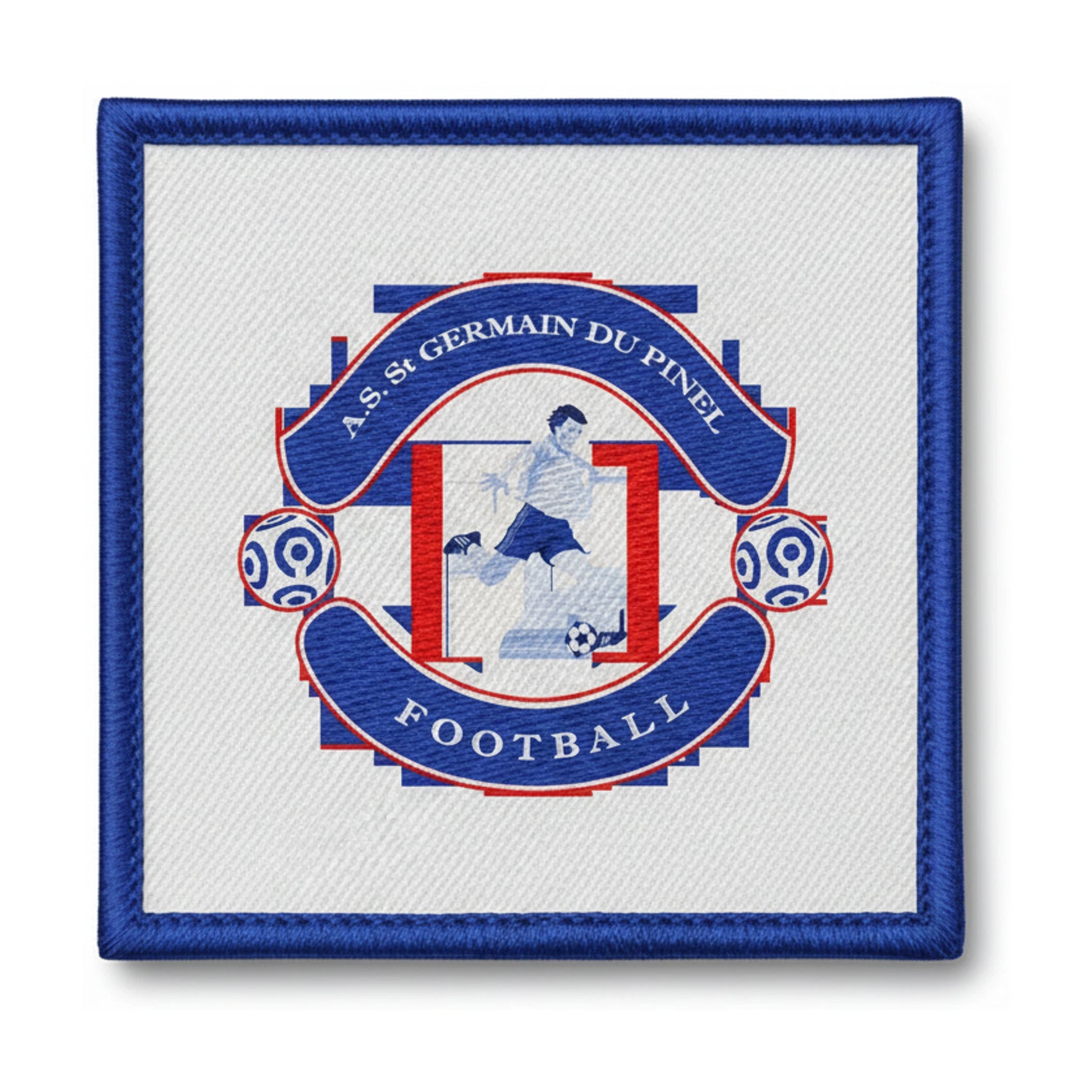Patch brodé AS ST GERMAIN DU PINEL Football logo