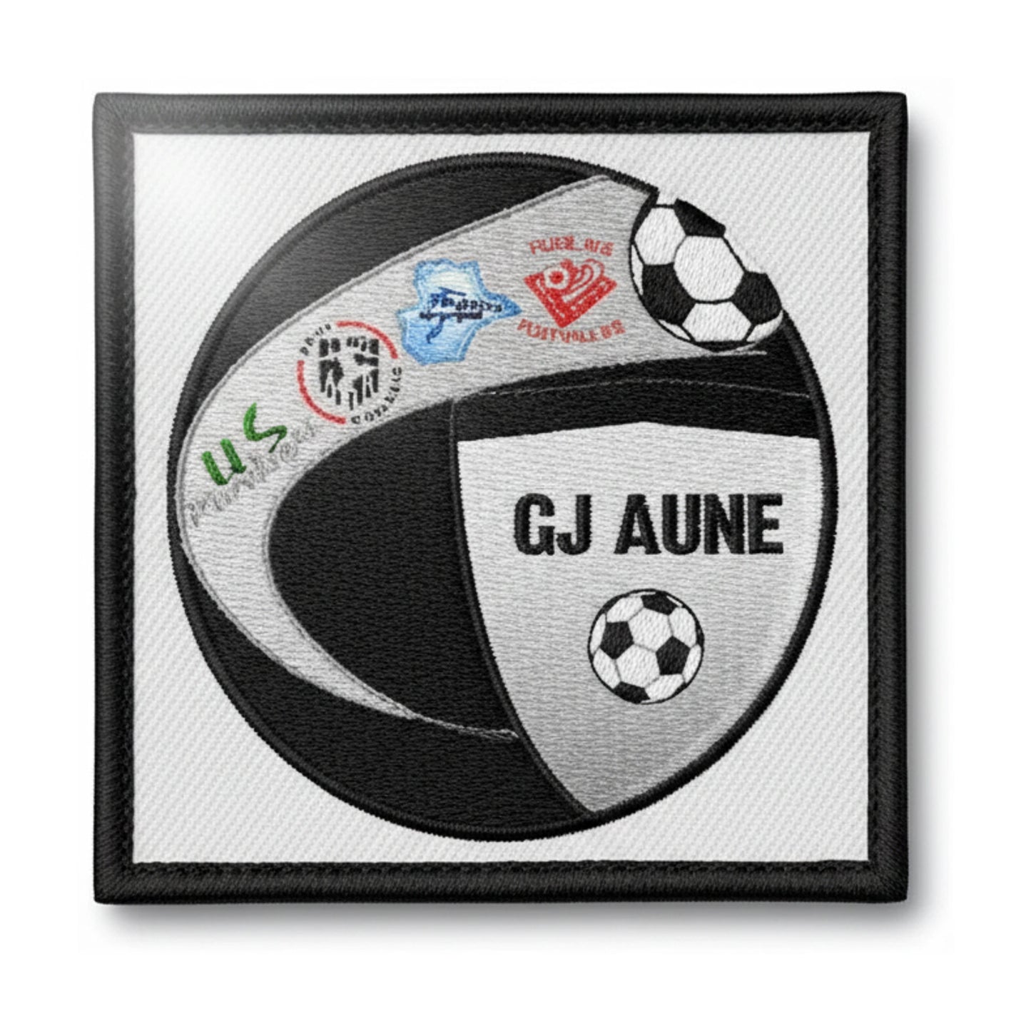 Patch brodé GJ AUNE Football logo