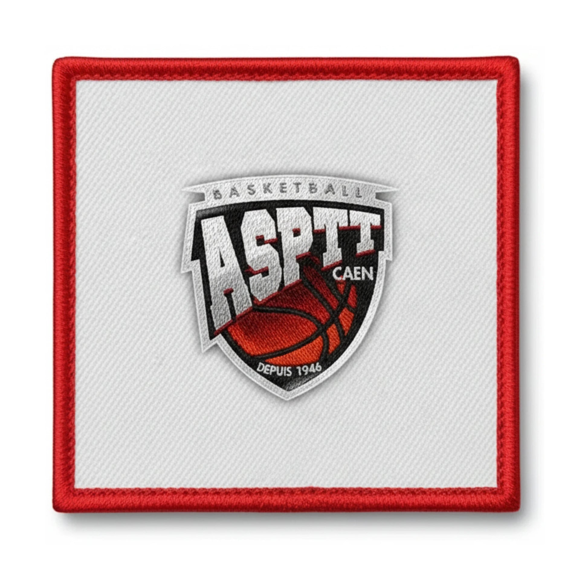 Patch brodé Asptt Caen Basketball logo