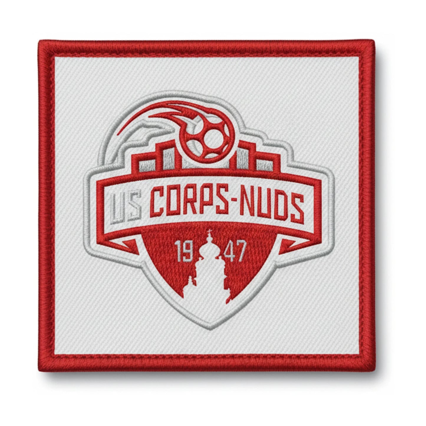 Patch brodé US Corps Nuds Football logo