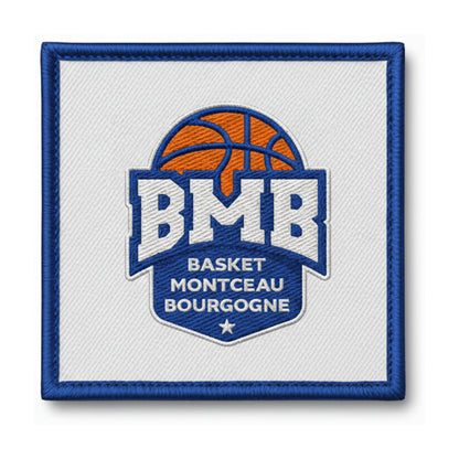 Patch brodé Basket Montceau Bourgogne Basketball logo