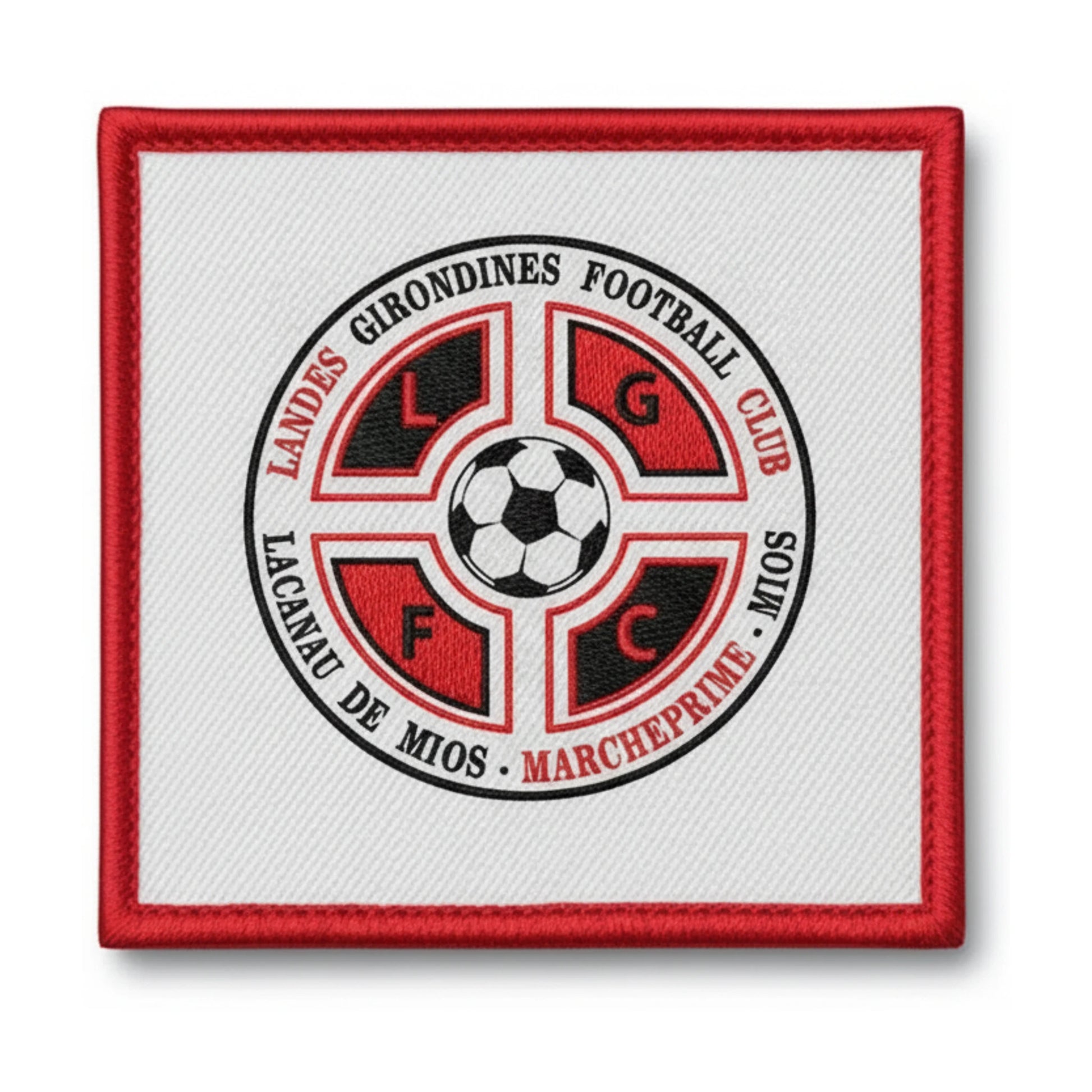 Patch brodé Landes Girondines FC Football logo