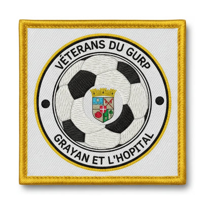 Patch brodé LES VETERANS DU GURP Football logo