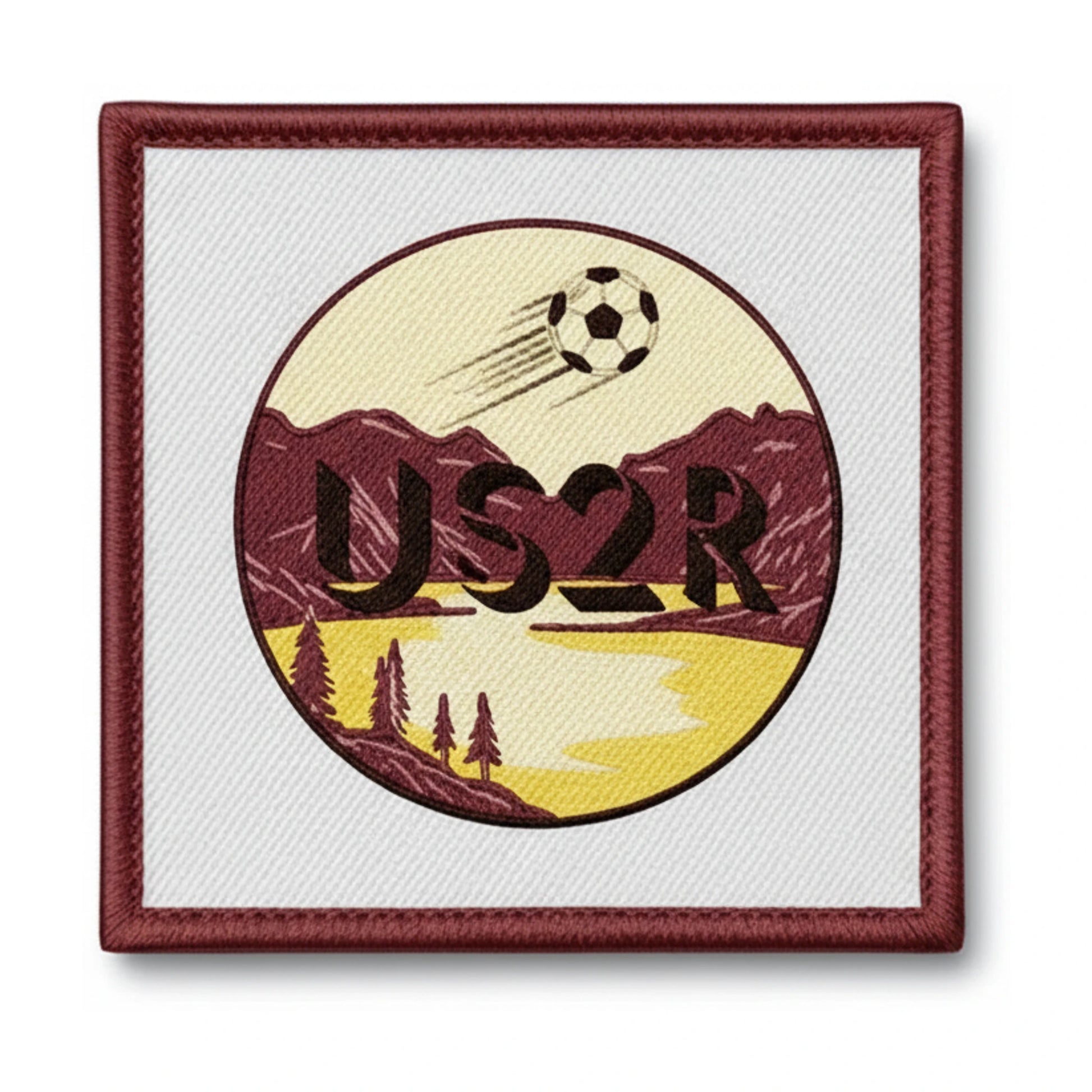 Patch brodé UNION SPORTIVE DES 2 RIVES Football logo