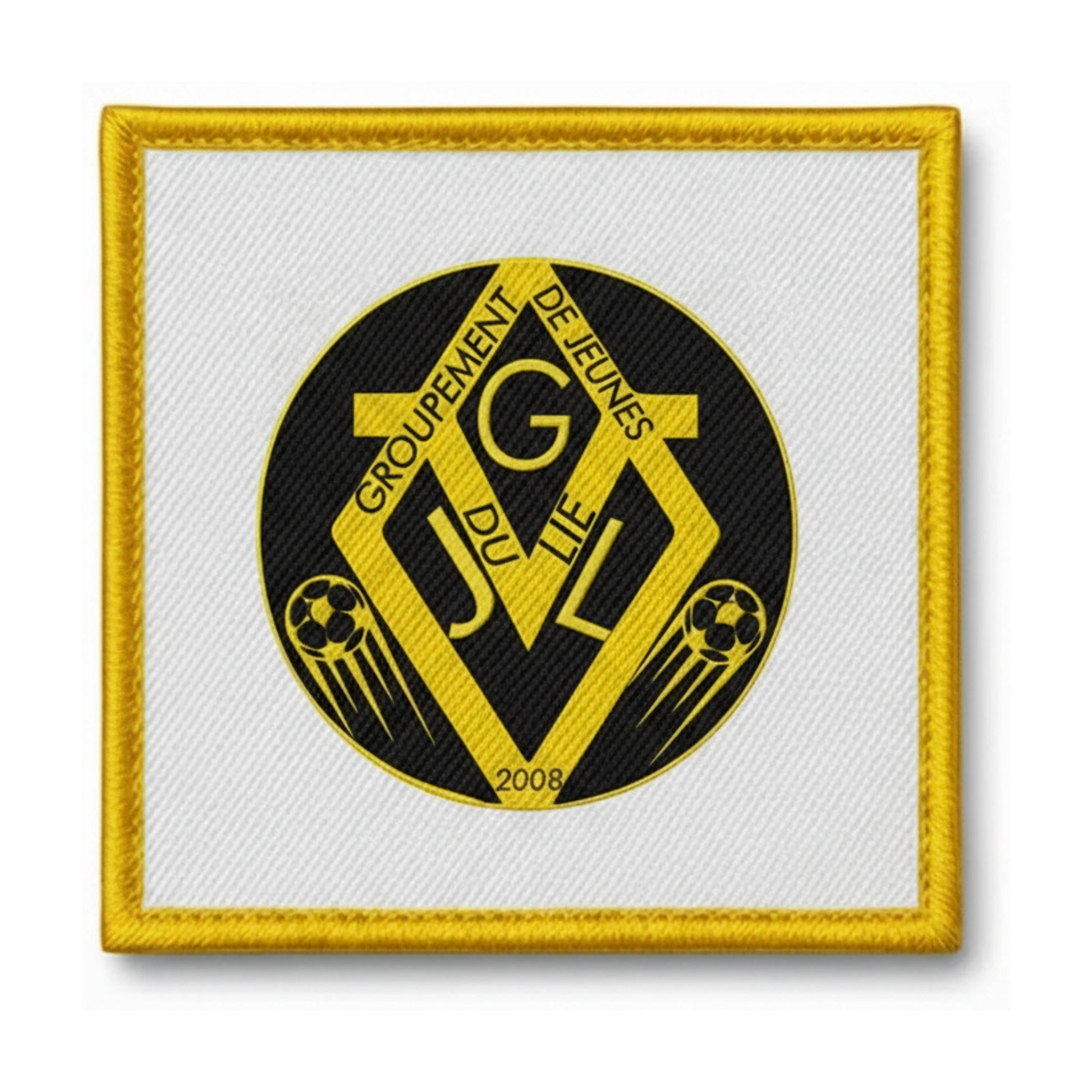 Patch brodé Gj Du Lie Plemet Football logo