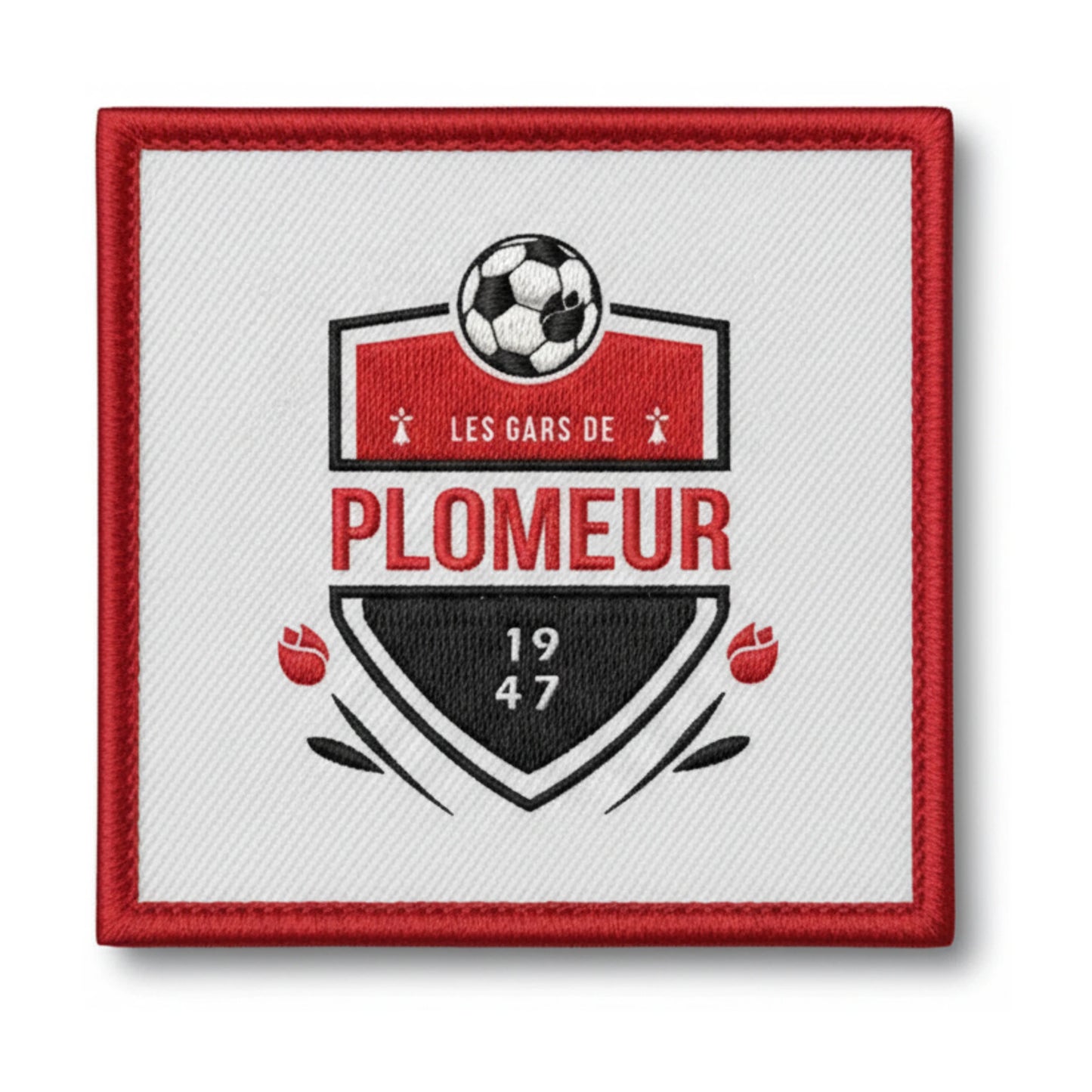 Patch brodé LES GARS DE PLOMEUR Football logo