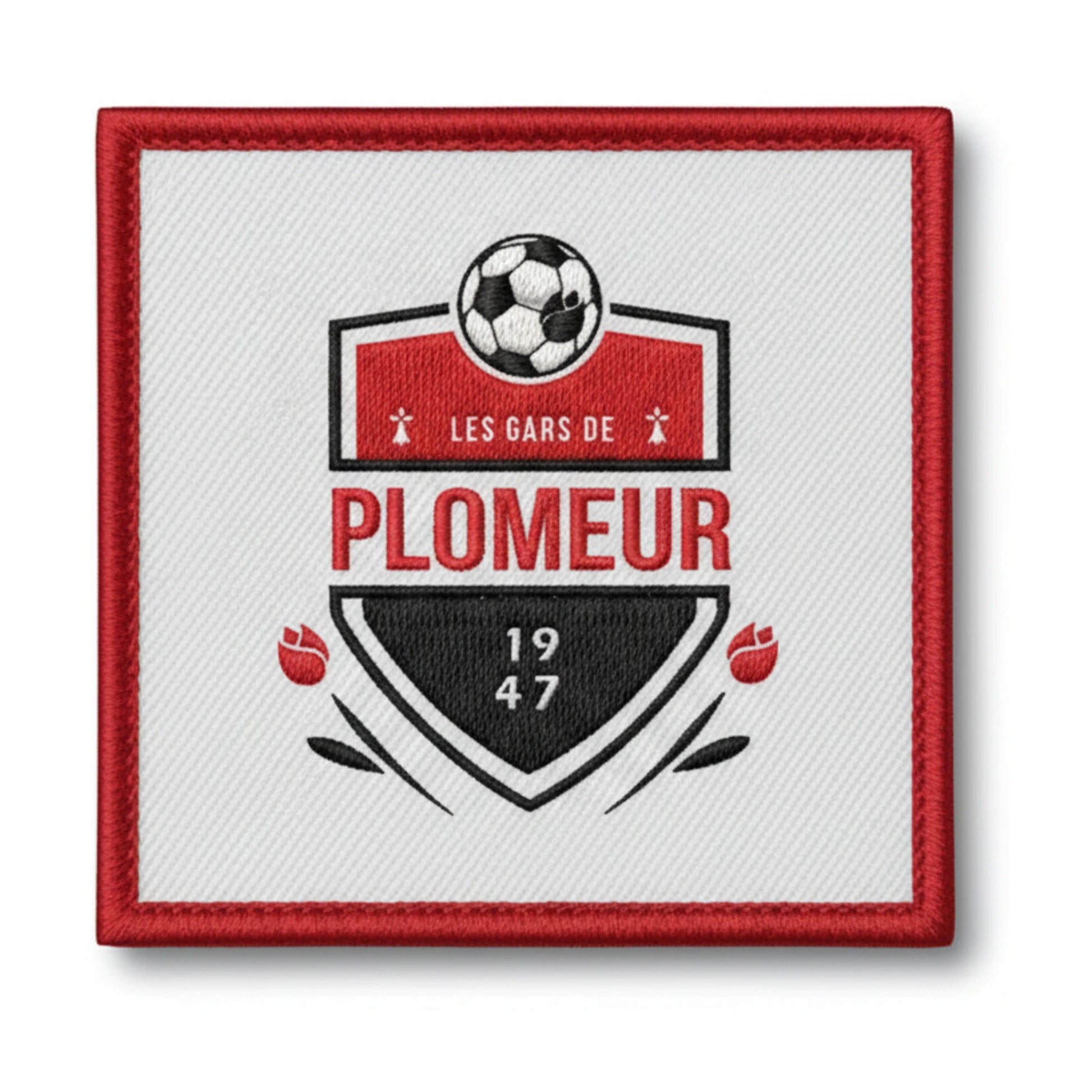 Patch brodé LES GARS DE PLOMEUR Football logo
