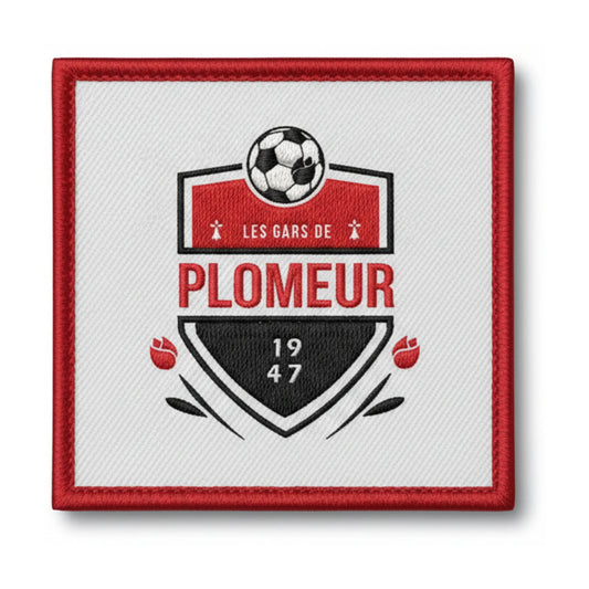 Patch brodé LES GARS DE PLOMEUR Football logo