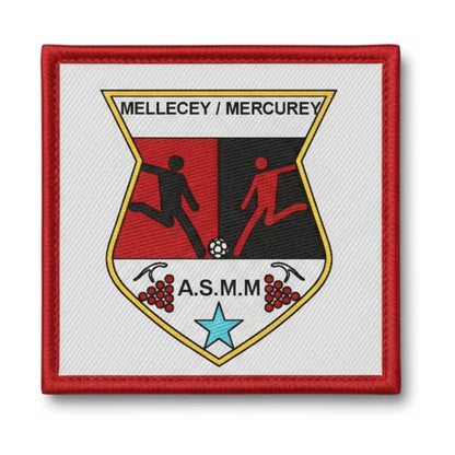 Patch brodé A. S. MELLECEY MERCUREY Football logo