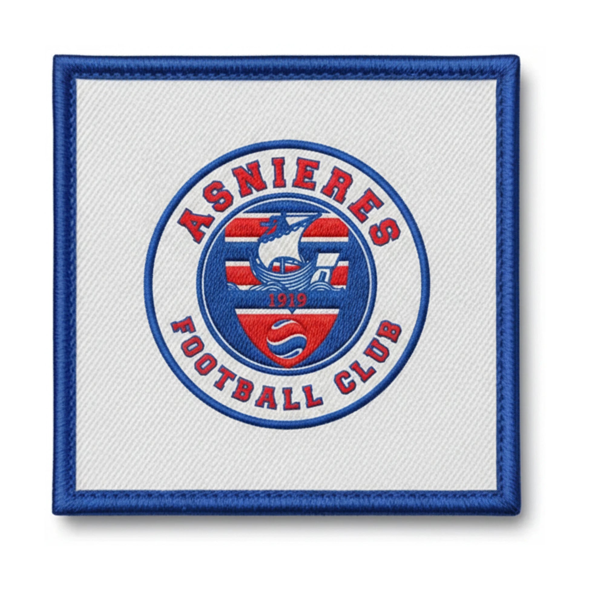 Patch brodé Asnieres FC Football logo