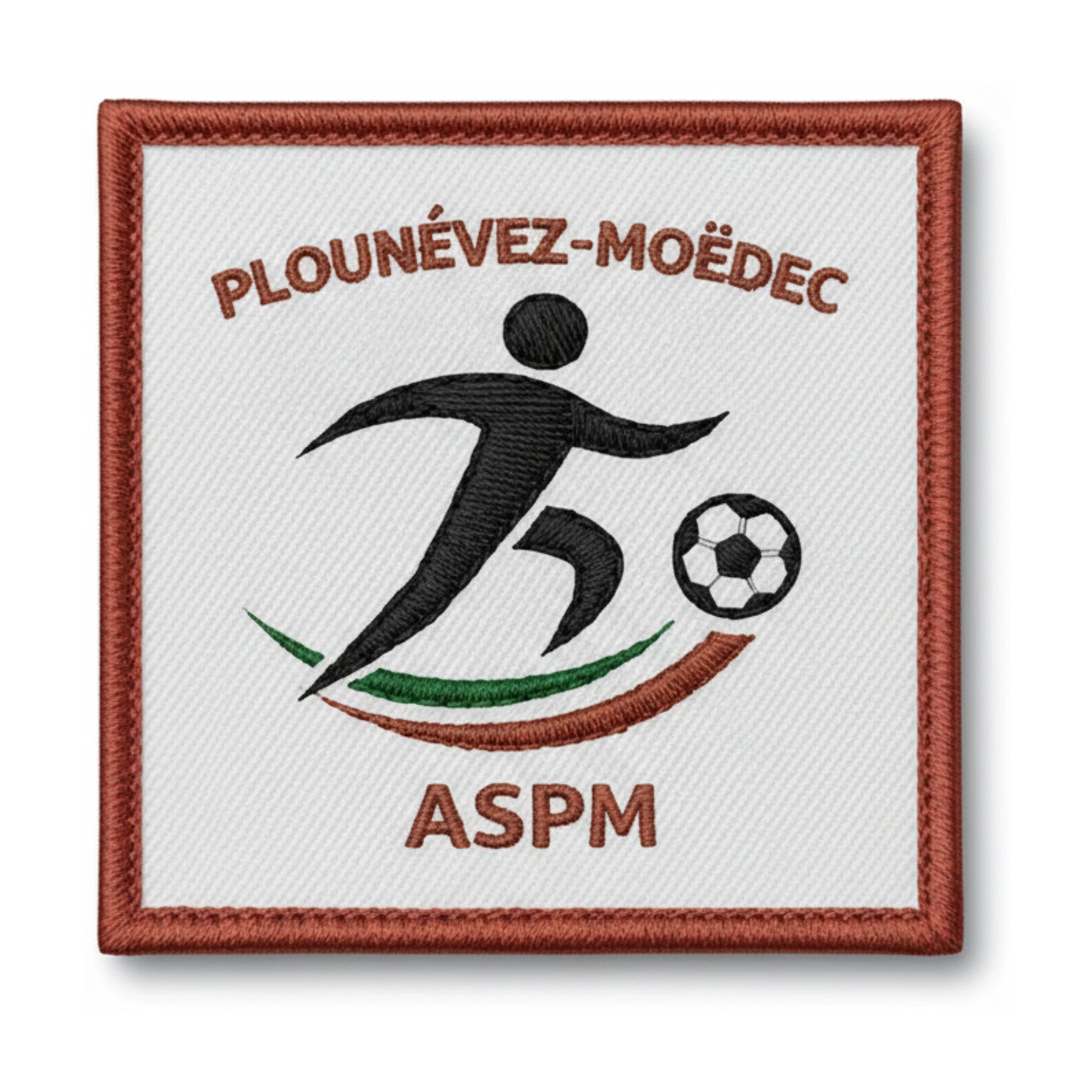 Patch brodé L'ASSOCIATION SPORTIVE DE PLOUNÉVEZ-MOËDEC Football logo