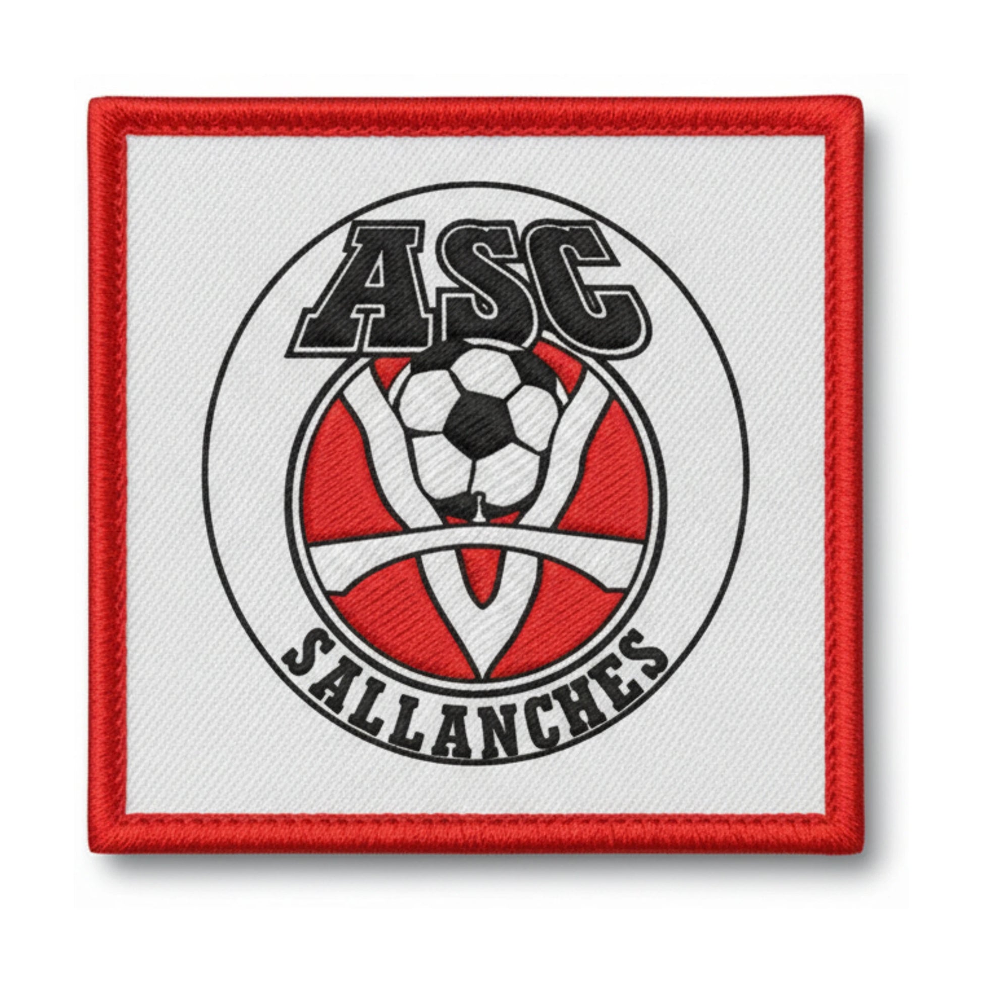 Patch brodé A. S. C. SALLANCHES Football logo