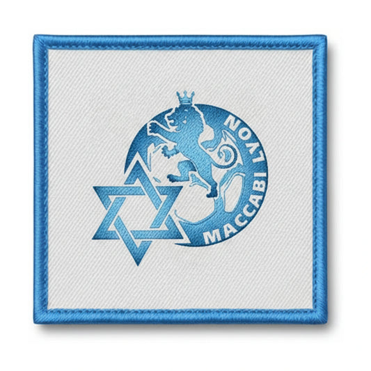 Patch brodé SC Maccabi Lyon Football logo