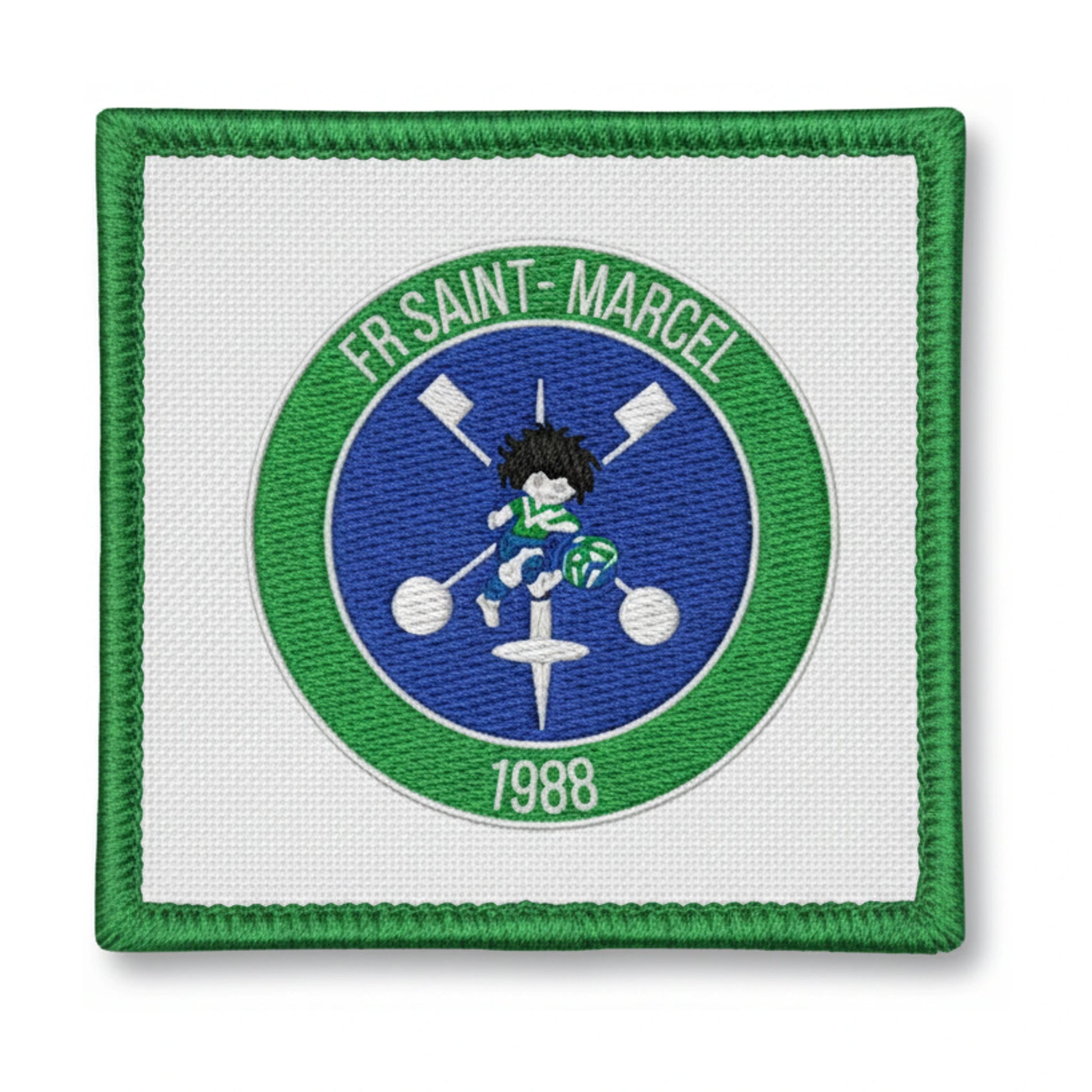 Patch brodé F Reunis De St Marcel Football logo