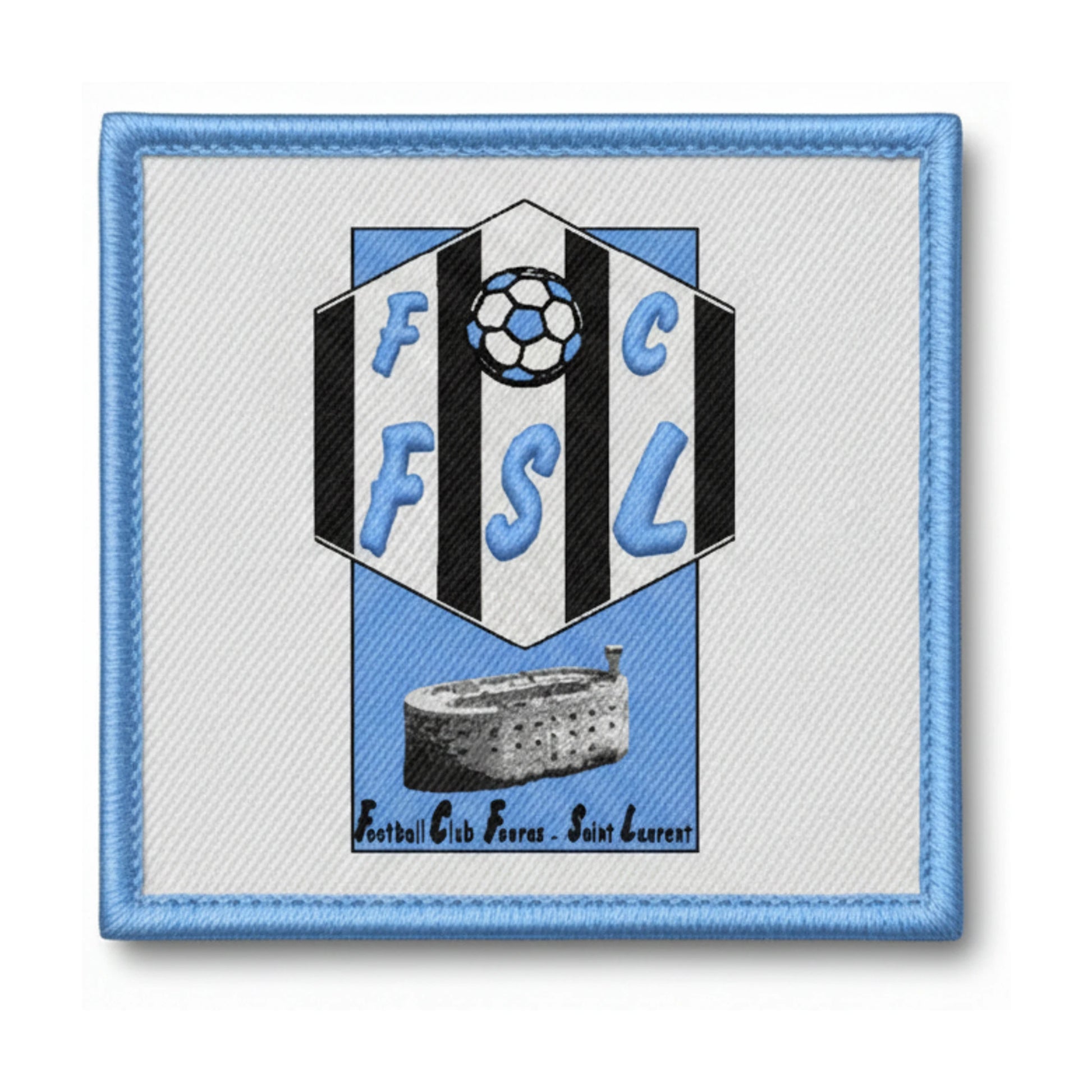 Patch brodé FC Fouras St Laurent Football logo
