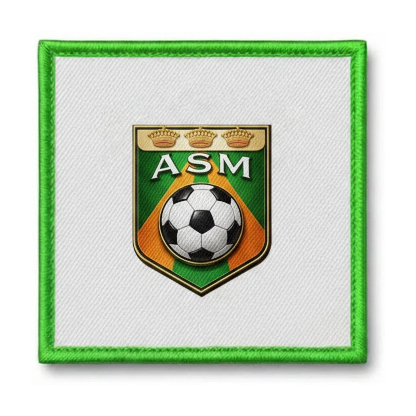 Patch brodé AS Montoise Football logo