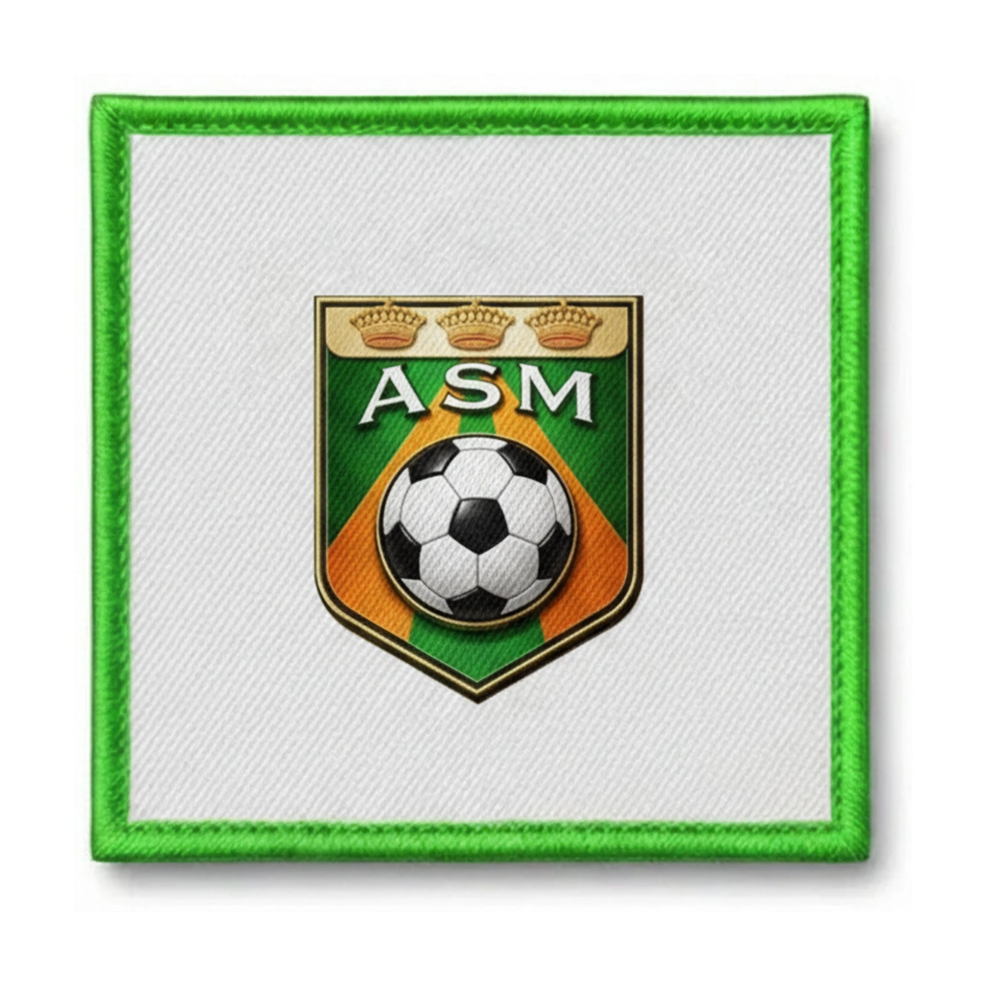 Patch brodé AS Montoise Football logo