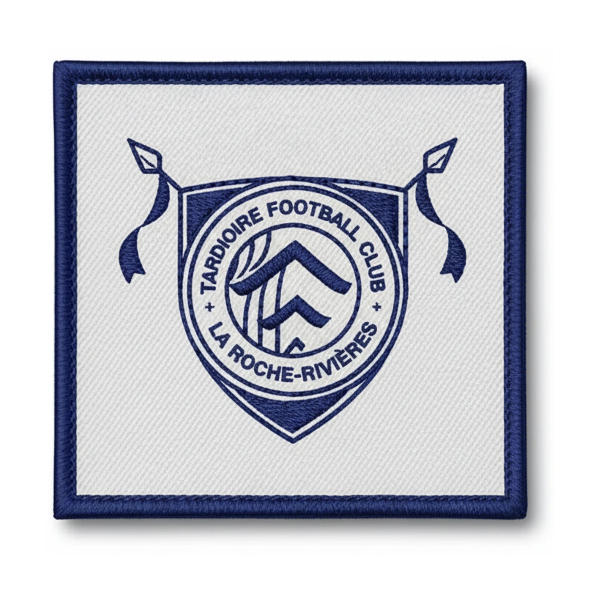 Patch brodé LA ROCHE-RIVIERES FOOTBALL CLUB TARDOIRE Football logo