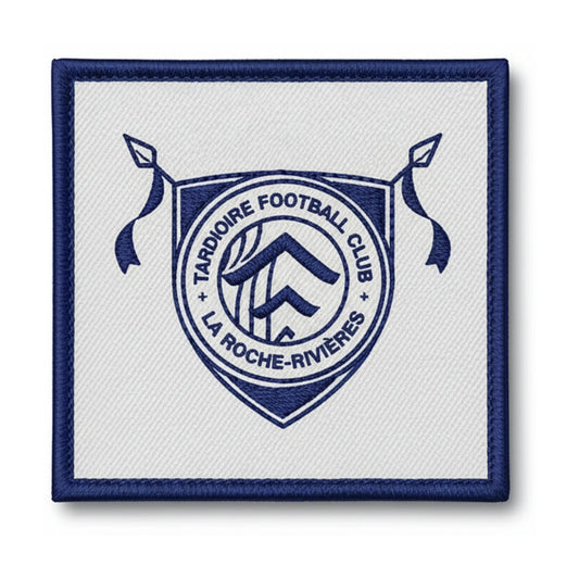 Patch brodé LA ROCHE-RIVIERES FOOTBALL CLUB TARDOIRE Football logo