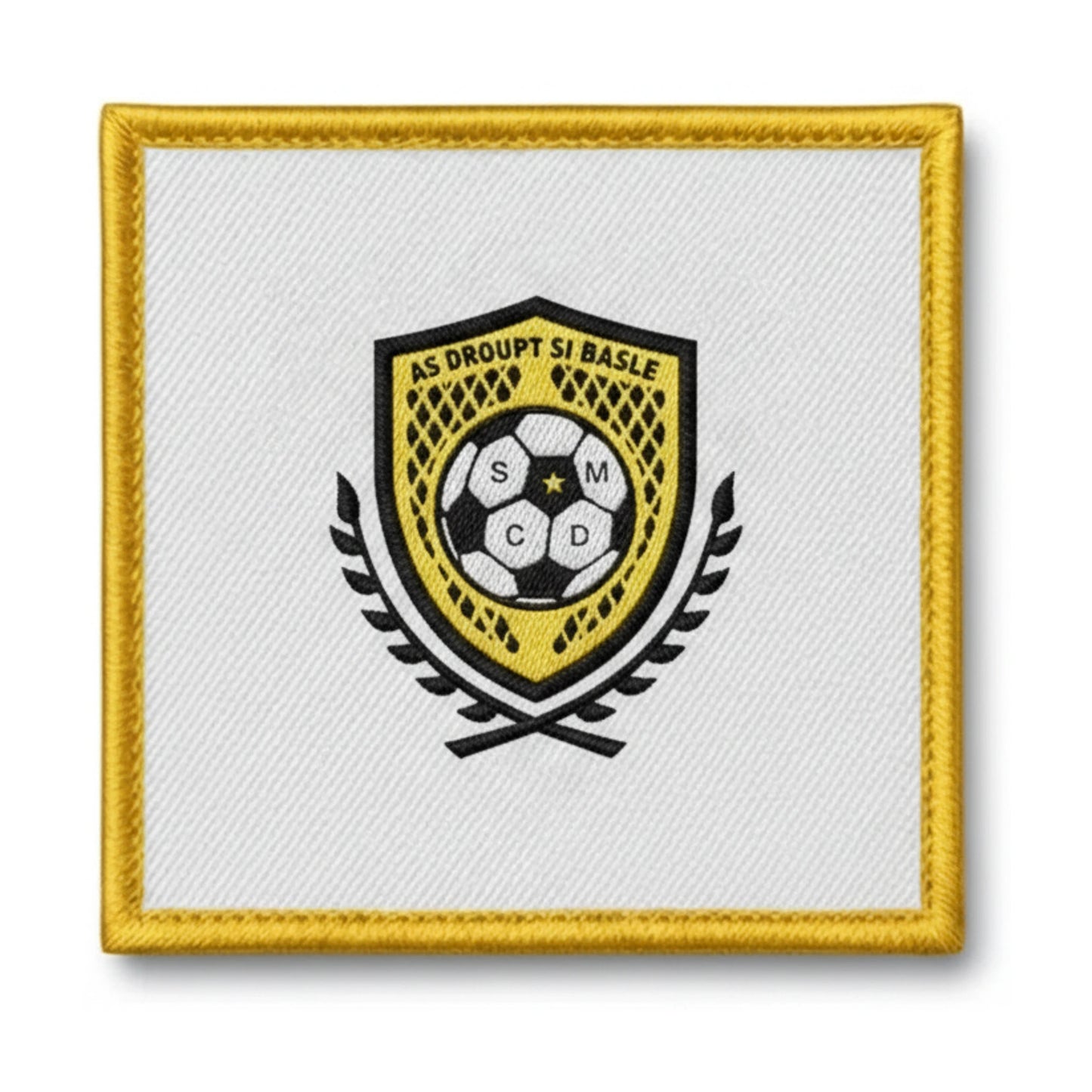 Patch brodé A.S. DE DROUPT ST BASLE Football logo