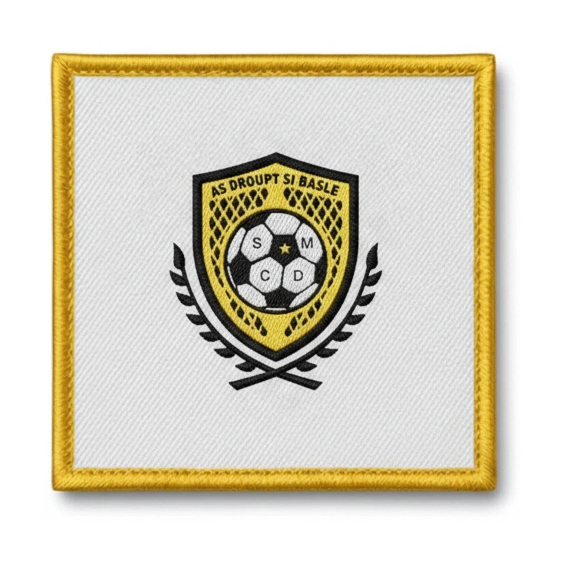 Patch brodé A.S. DE DROUPT ST BASLE Football logo