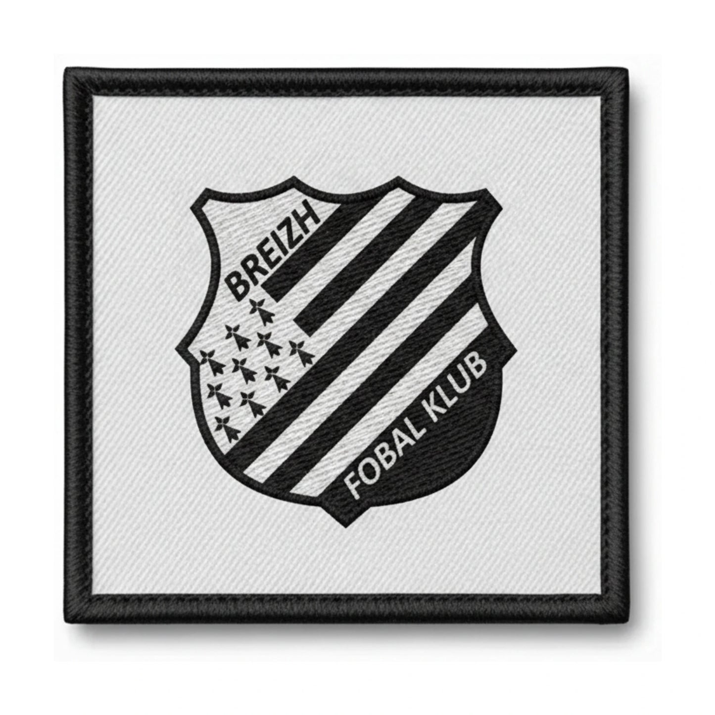 Patch brodé BREIZH FOBAL KLUB RENNES Football logo
