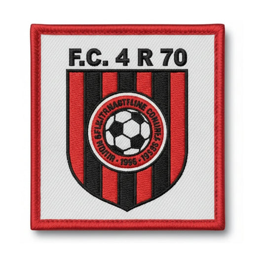Patch brodé F.C. 4 RIVIERES 70 Football logo