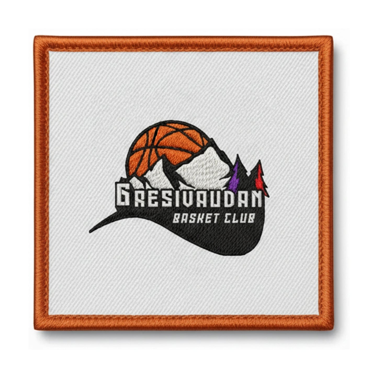 Patch brodé Gresivaudan Basket Club Basketball logo