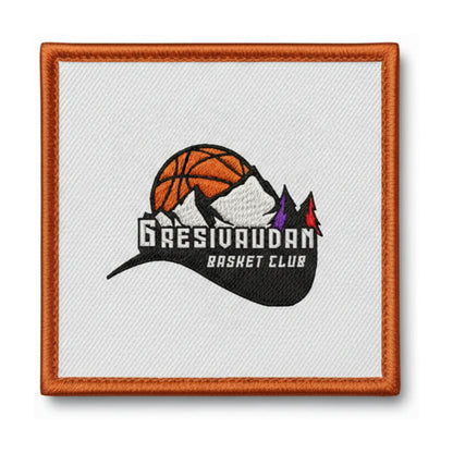 Patch brodé Gresivaudan Basket Club Basketball logo