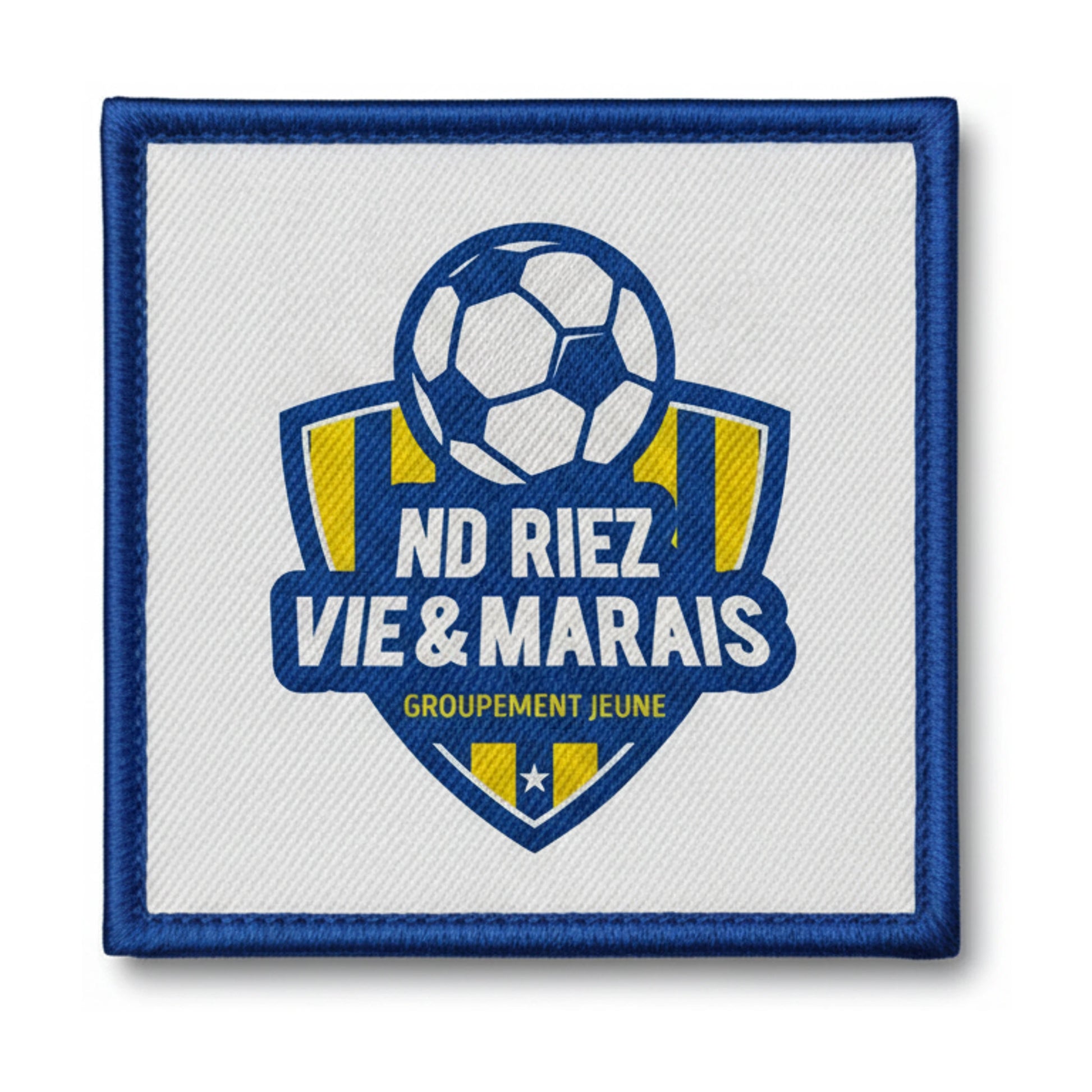 Patch brodé GJ NDRIEZ VIE & MARAIS Football logo