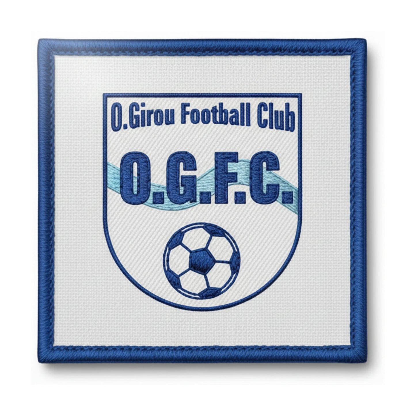Patch brodé O. GIROU F. C. Football logo