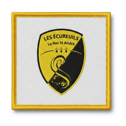 Patch brodé Les Ecureuils Le Roc St Andre Football logo