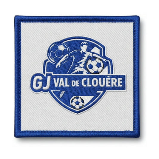 Patch brodé GROUPEMENT JEUNE VAL DE CLOUÈRE Football logo