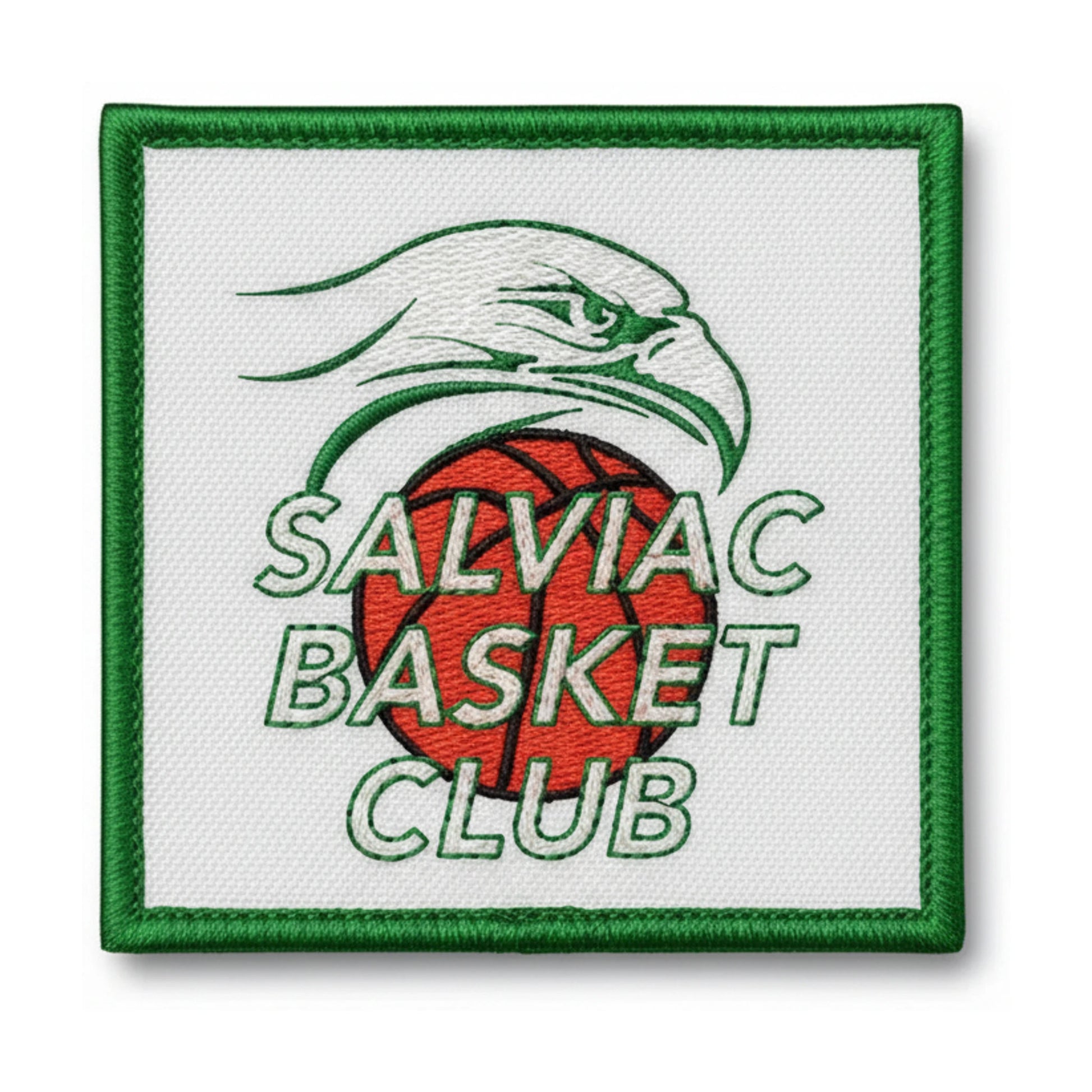 Patch brodé Salviac Basket Club Basketball logo