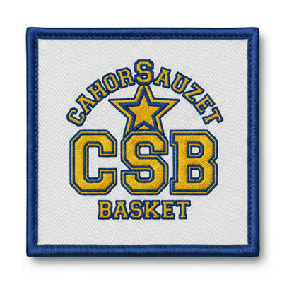Patch brodé CAHORSAUZET BASKET Basketball logo
