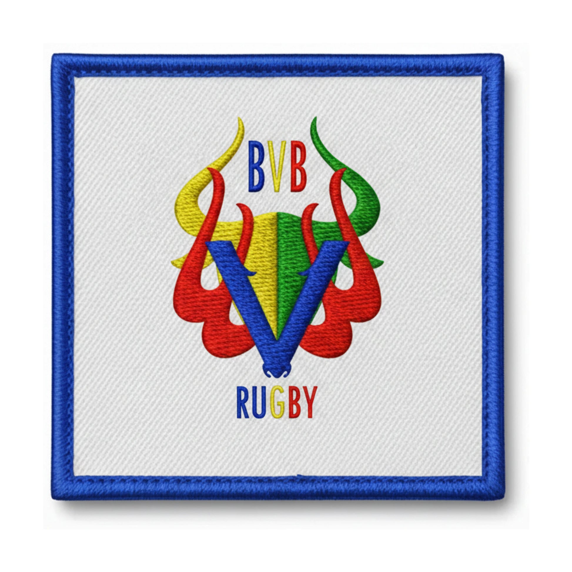 Patch brodé Bonneuil Villeneuve Brevannes Rugby logo