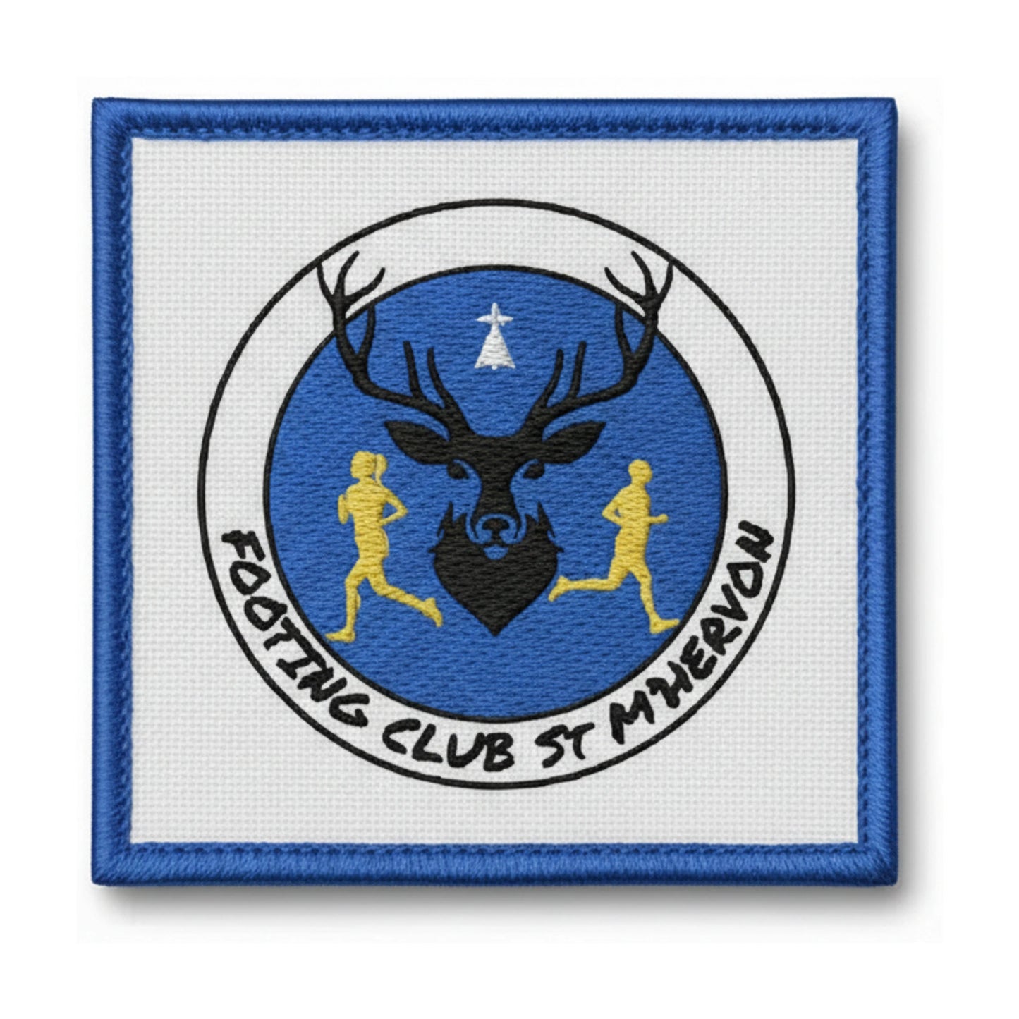 Patch brodé Football Club Saint M Hervon Football logo