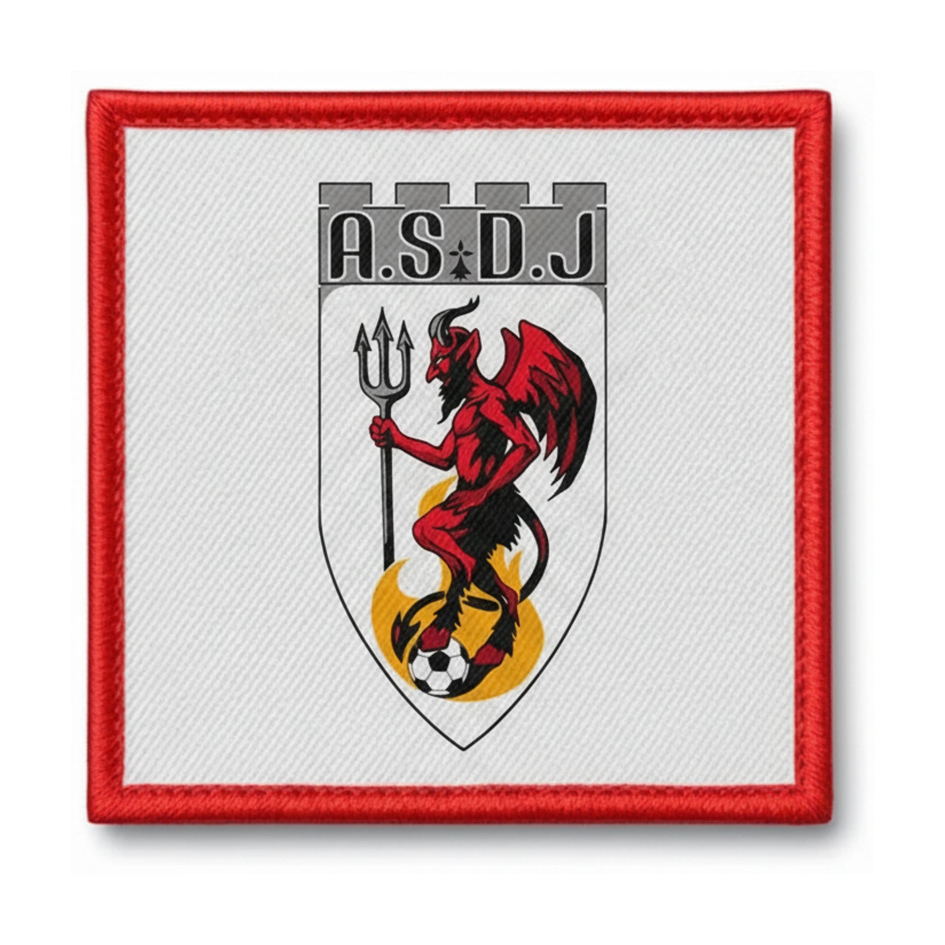 Patch brodé A. S. DES DIABLES DU JUCH Football logo