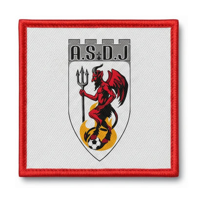 Patch brodé A. S. DES DIABLES DU JUCH Football logo