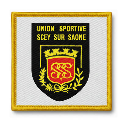 Patch brodé US Scey sur Saone Football logo