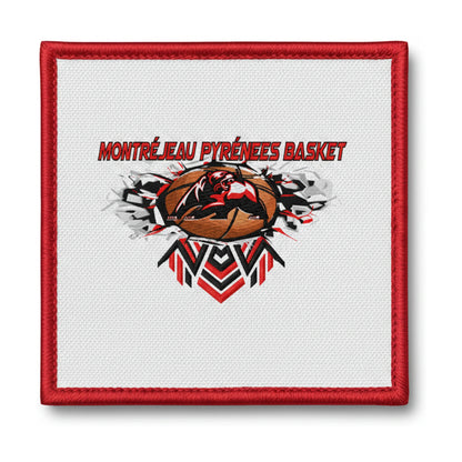 Patch brodé Montrejeau Pyrenees Basket Basketball logo