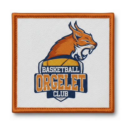 Patch brodé Basket Orgelet Club Basketball logo