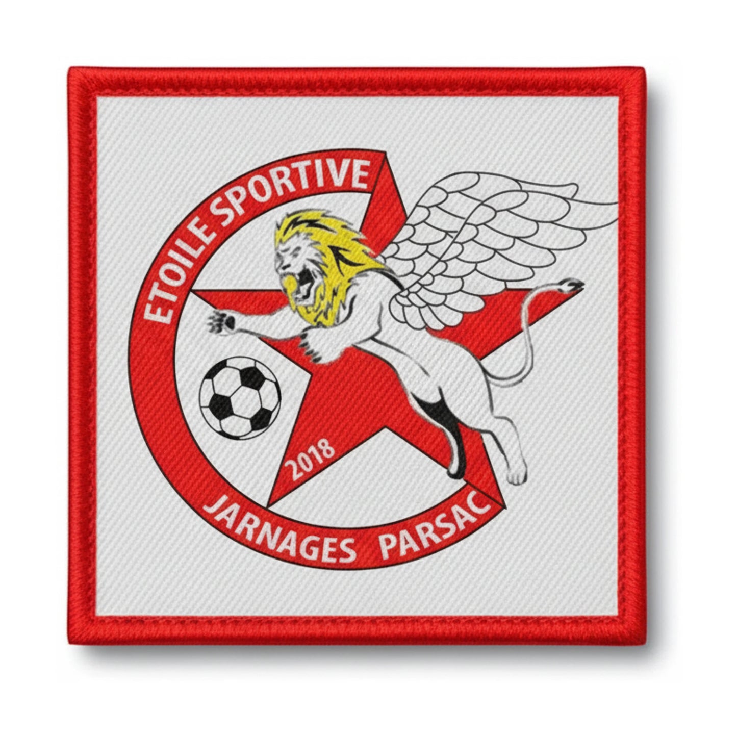 Patch brodé ET. S. JARNAGES PARSAC Football logo