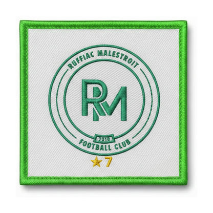 Patch brodé RUFFIAC MALESTROIT FOOT Football logo