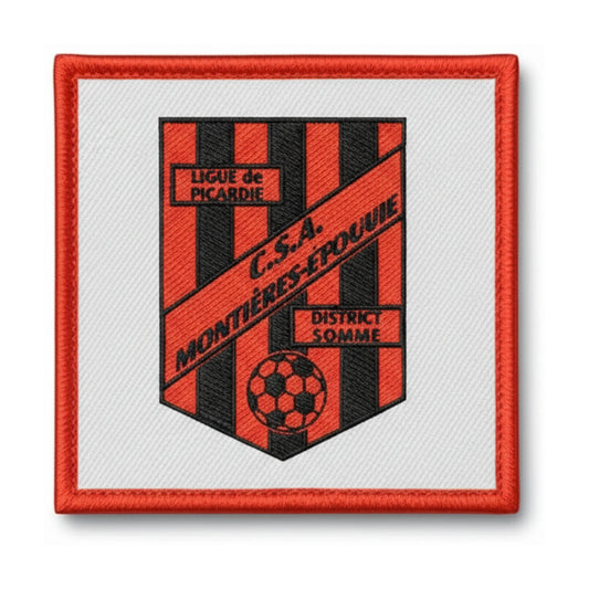 Patch brodé CS Amiens Montieres Etouvie Football logo