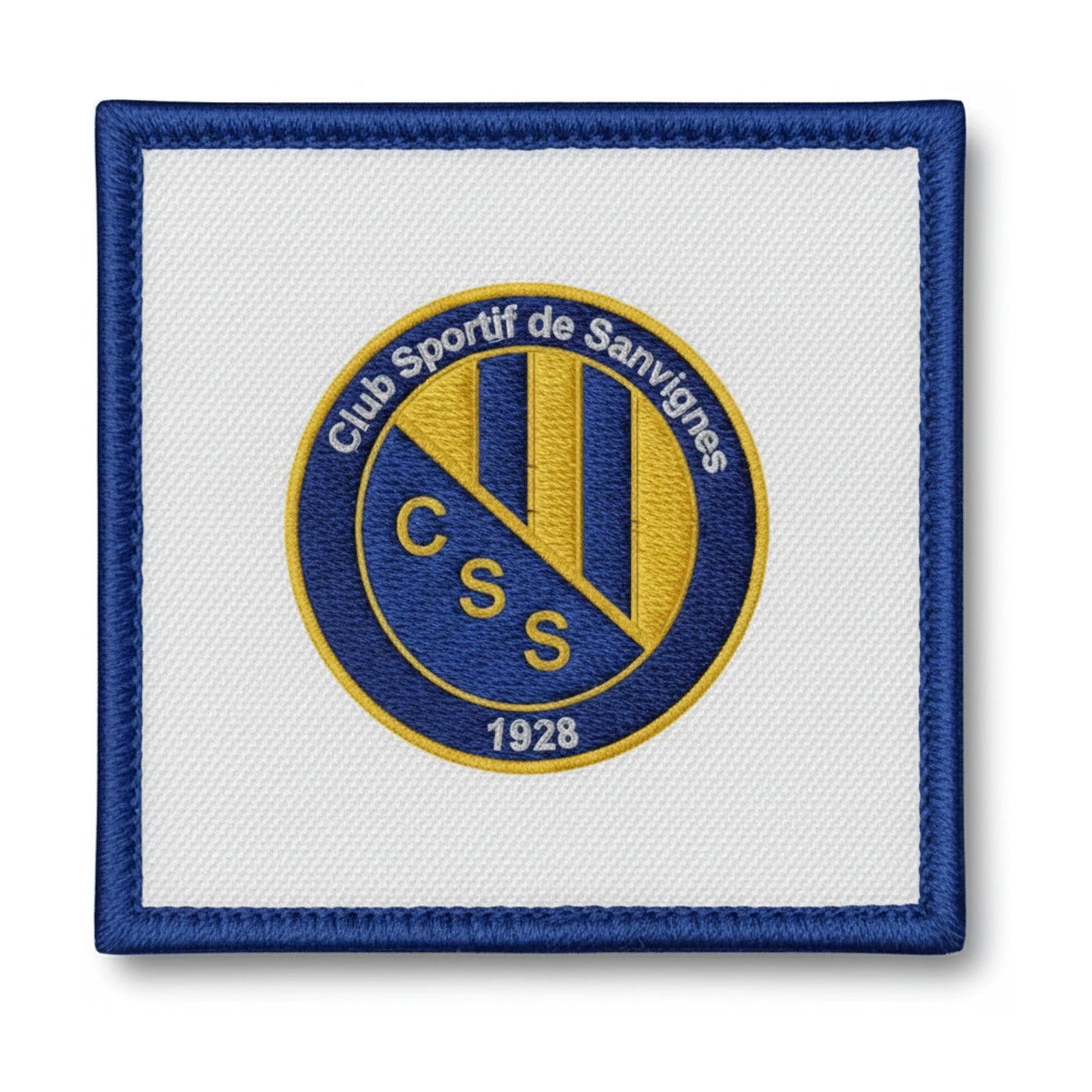 Patch brodé C.S. SANVIGNES LES MINES Football logo