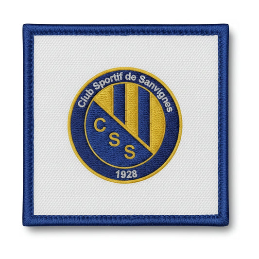 Patch brodé C.S. SANVIGNES LES MINES Football logo